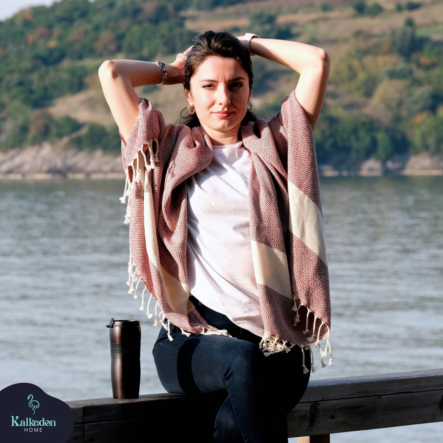 Turkish Towel | Peshtemal | Sand Resistant Beach Towel