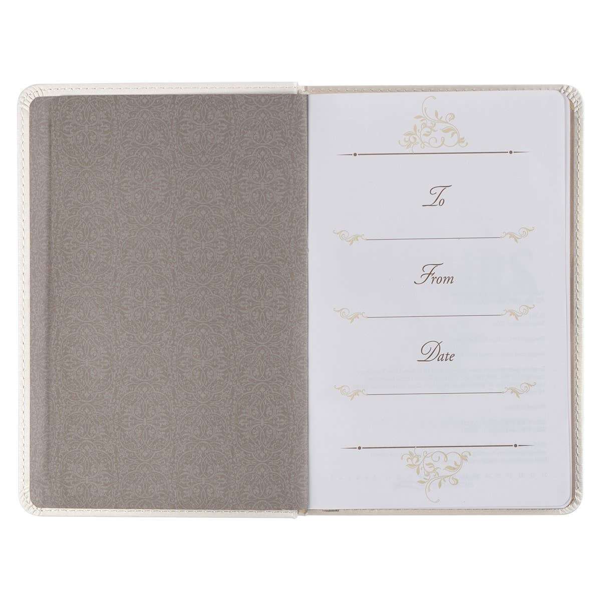 Devotional for Mr. & Mrs. White Faux Leather Books