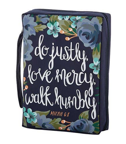 Bible Cover - Justly, Mercy, Humbly