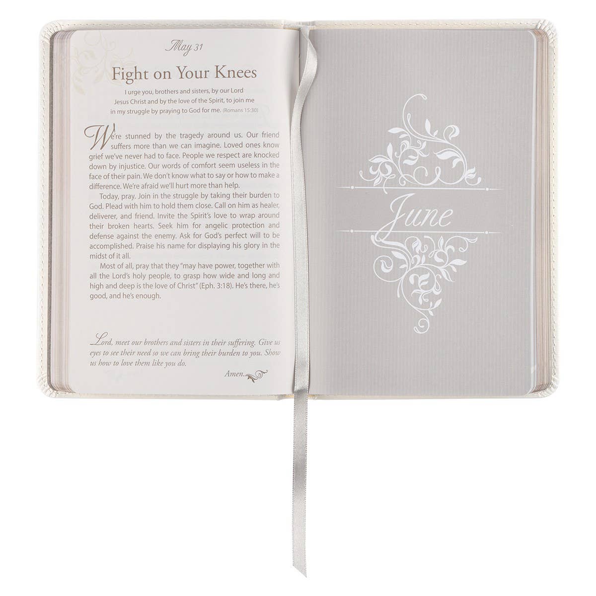 Devotional for Mr. & Mrs. White Faux Leather Books