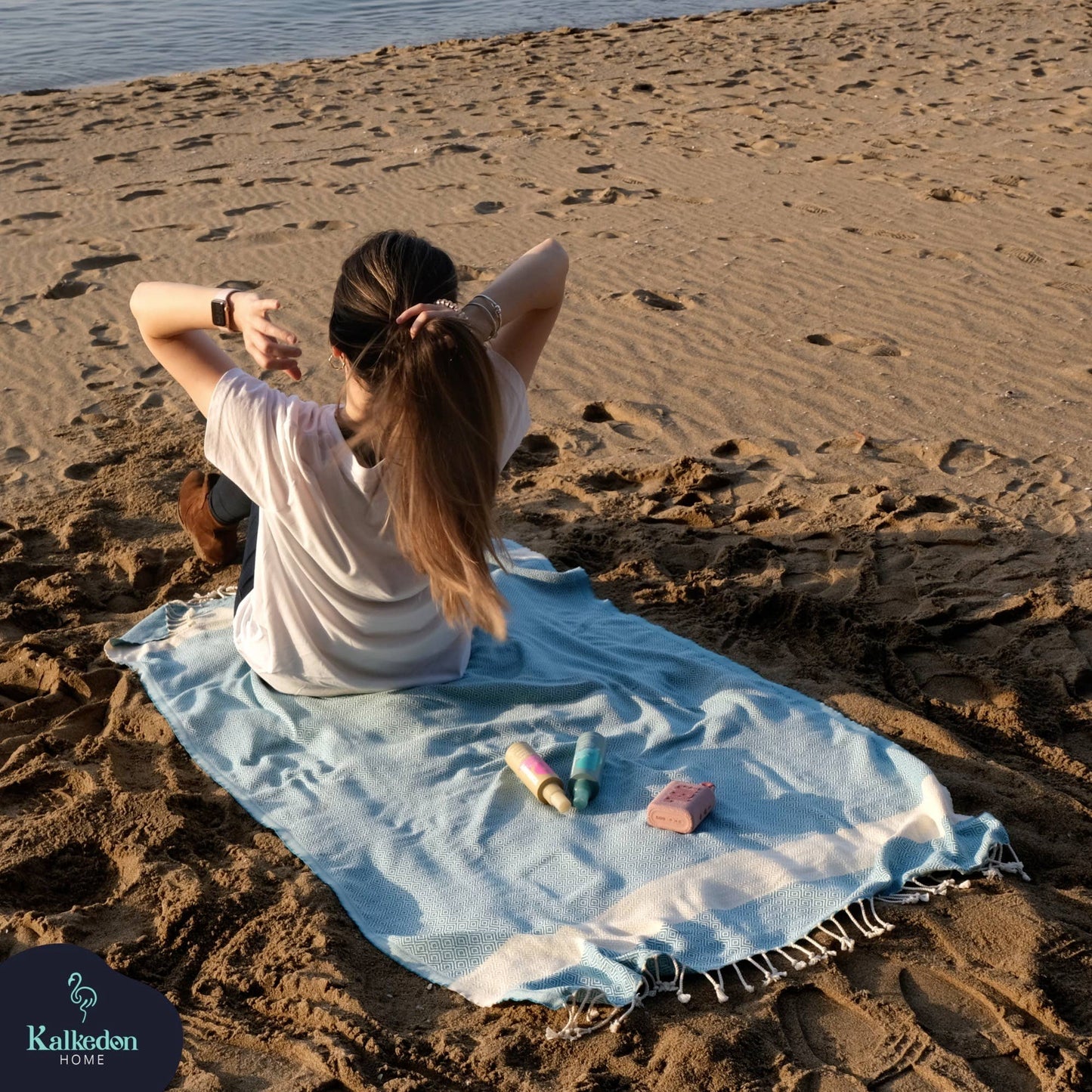 Turkish Towel | Peshtemal | Sand Resistant Beach Towel