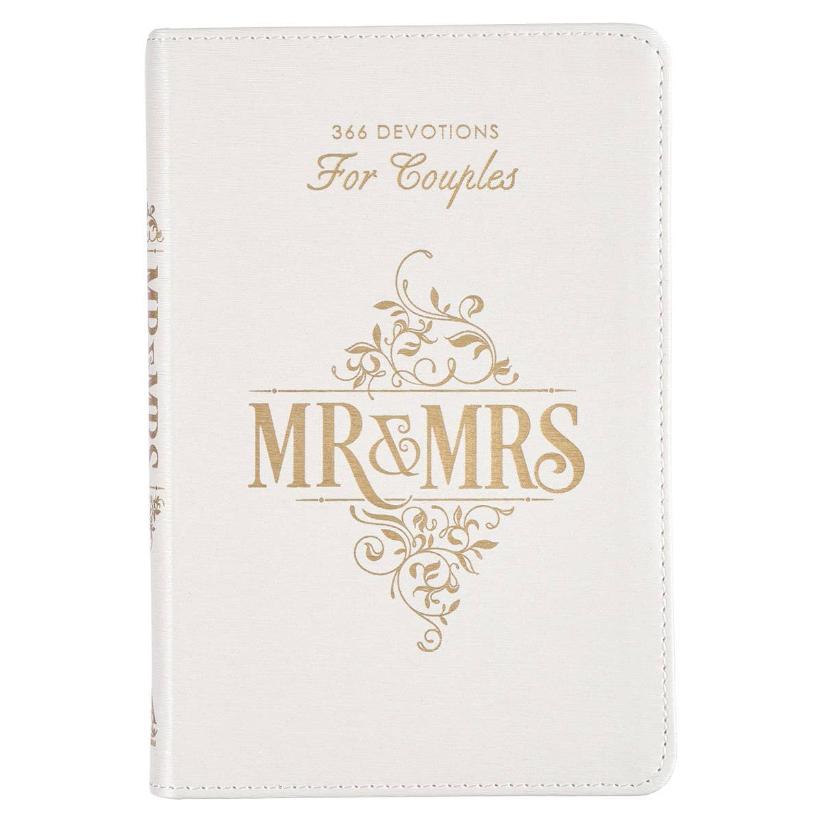 Devotional for Mr. & Mrs. White Faux Leather Books