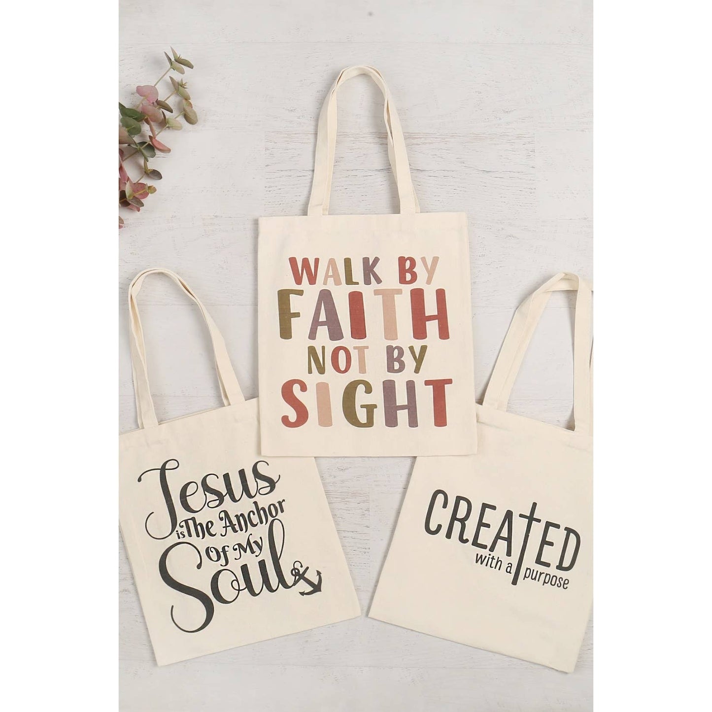 Walk by Faith Tote Bag