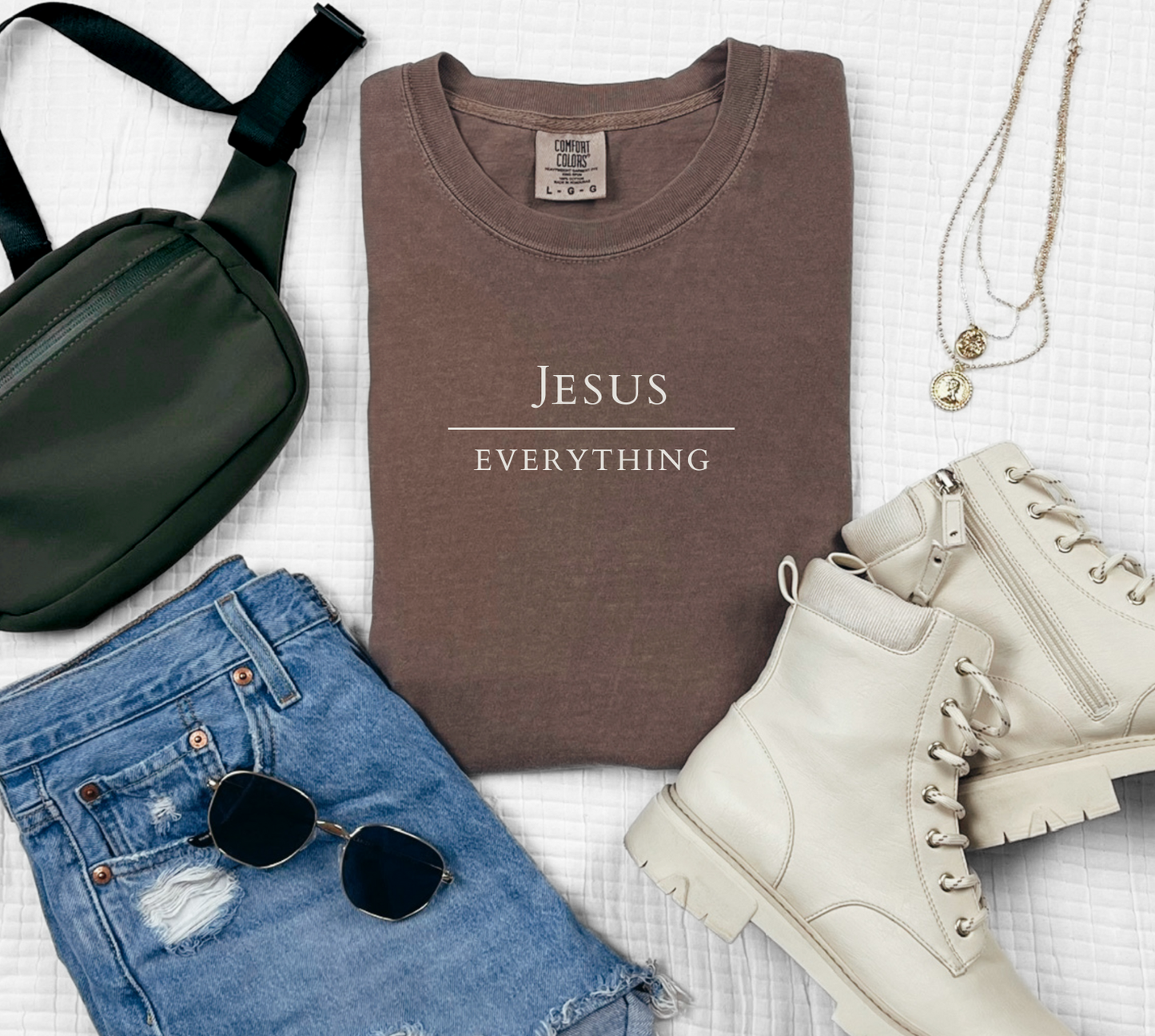 Jesus Over Everything Short Sleeve T-shirt