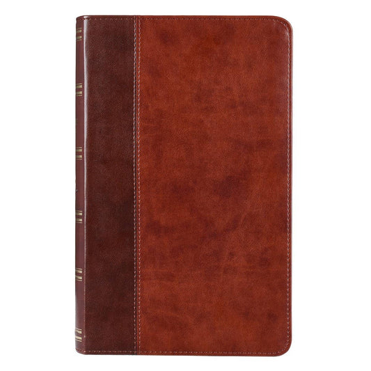 Brown Faux Leather Giant Print King James Version Bible